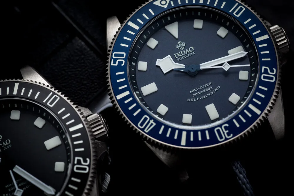 IXDAO Titanium 39mm Automatic Dive Watch & Free Nylon Band Gift