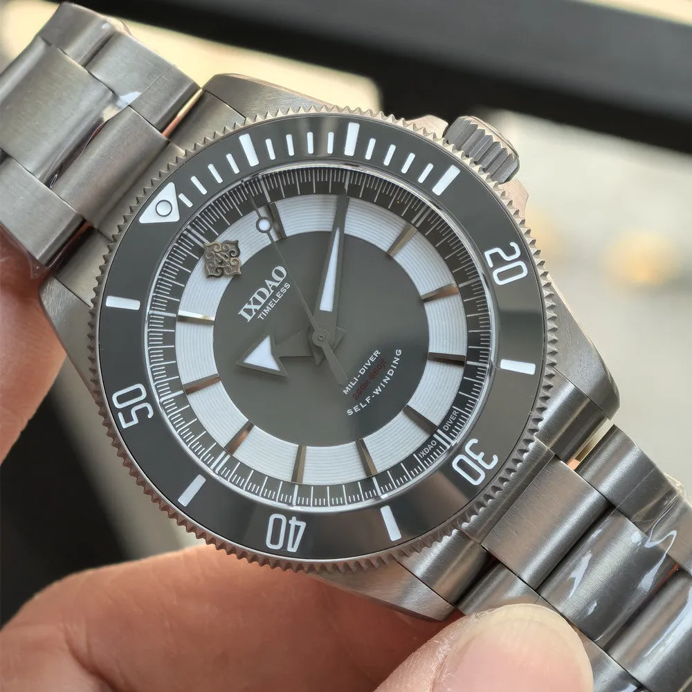 IXDAO Titanium 39mm Automatic Dive Watch & Free Nylon Band Gift