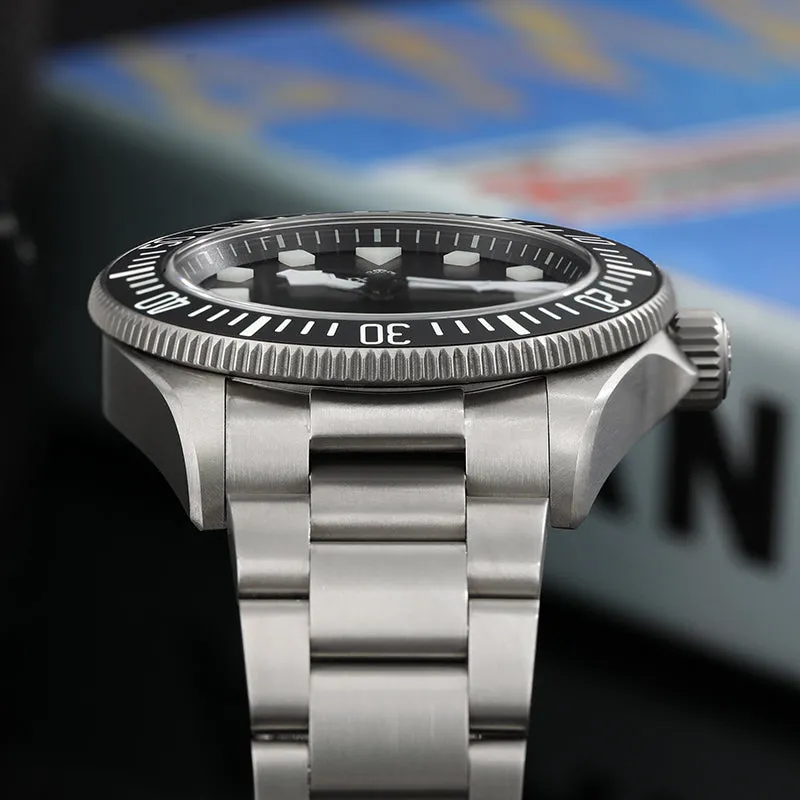 IXDAO Titanium 39mm Automatic Dive Watch & Free Nylon Band Gift