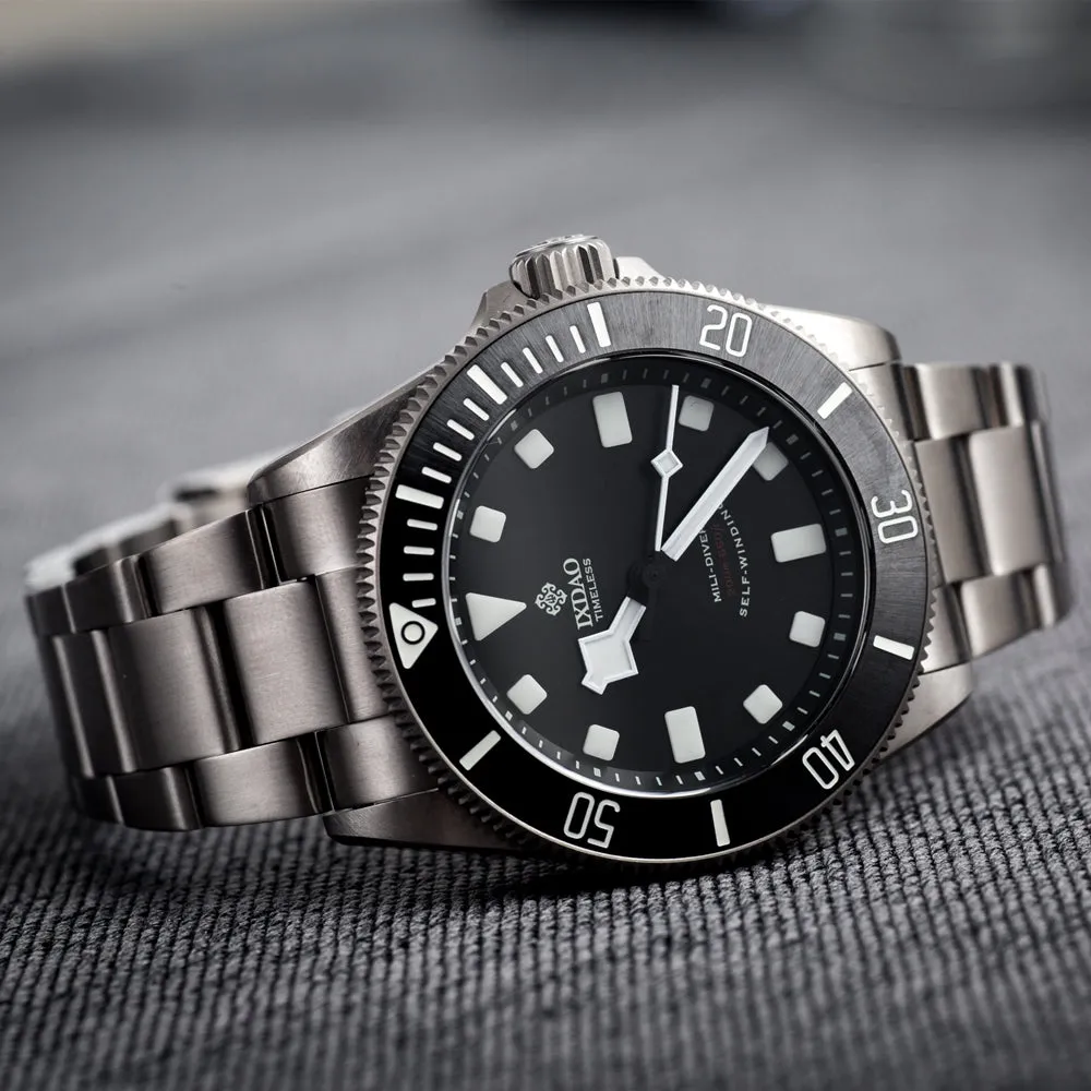 IXDAO Titanium 39mm Automatic Dive Watch & Free Nylon Band Gift