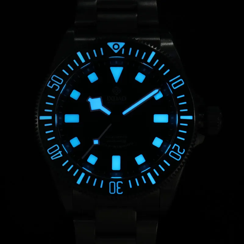 IXDAO Titanium 39mm Automatic Dive Watch & Free Nylon Band Gift