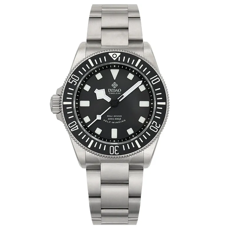 IXDAO Titanium 39mm Automatic Dive Watch & Free Nylon Band Gift