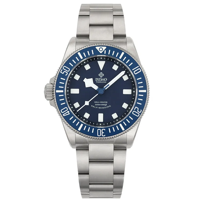 IXDAO Titanium 39mm Automatic Dive Watch & Free Nylon Band Gift