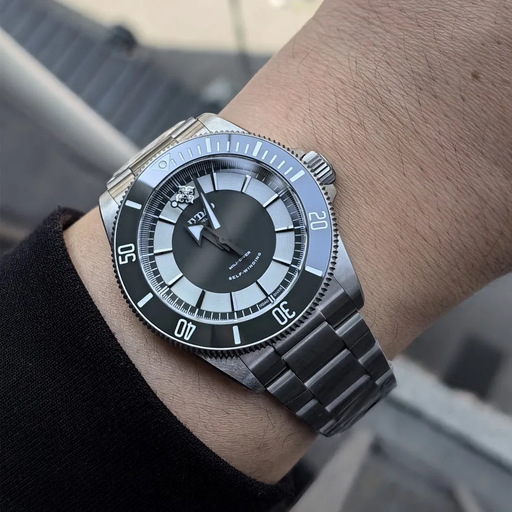 IXDAO Titanium 39mm Automatic Dive Watch & Free Nylon Band Gift