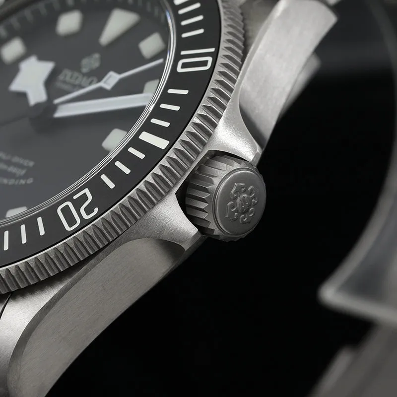 IXDAO Titanium 39mm Automatic Dive Watch & Free Nylon Band Gift