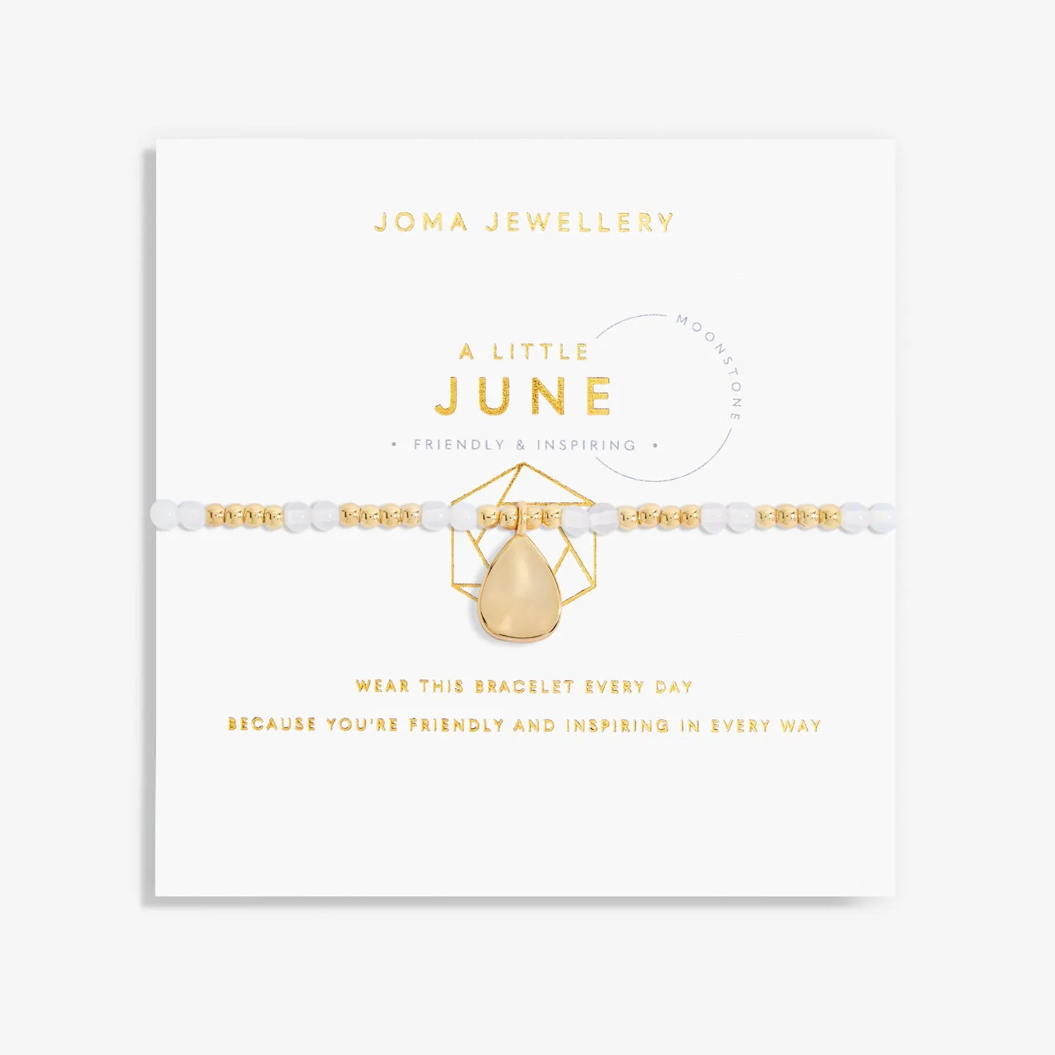 Joma Jewellery A Little June Birthstone Bracelet