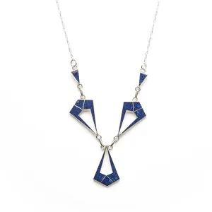 Lapis Lazuli Muyal Necklace | Artisan Handcrafted Jewelry | Crafted in Santiago