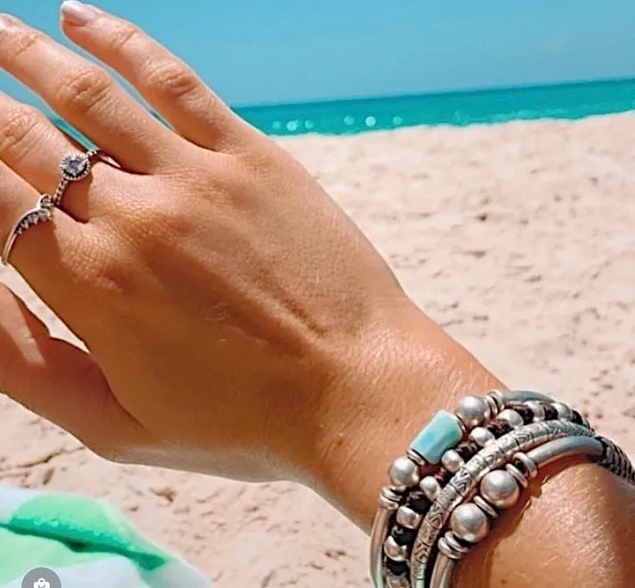 LARIMAR LOVE AND PROTECTION BRACELET