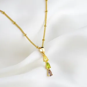 Lavender Field Drop Necklace