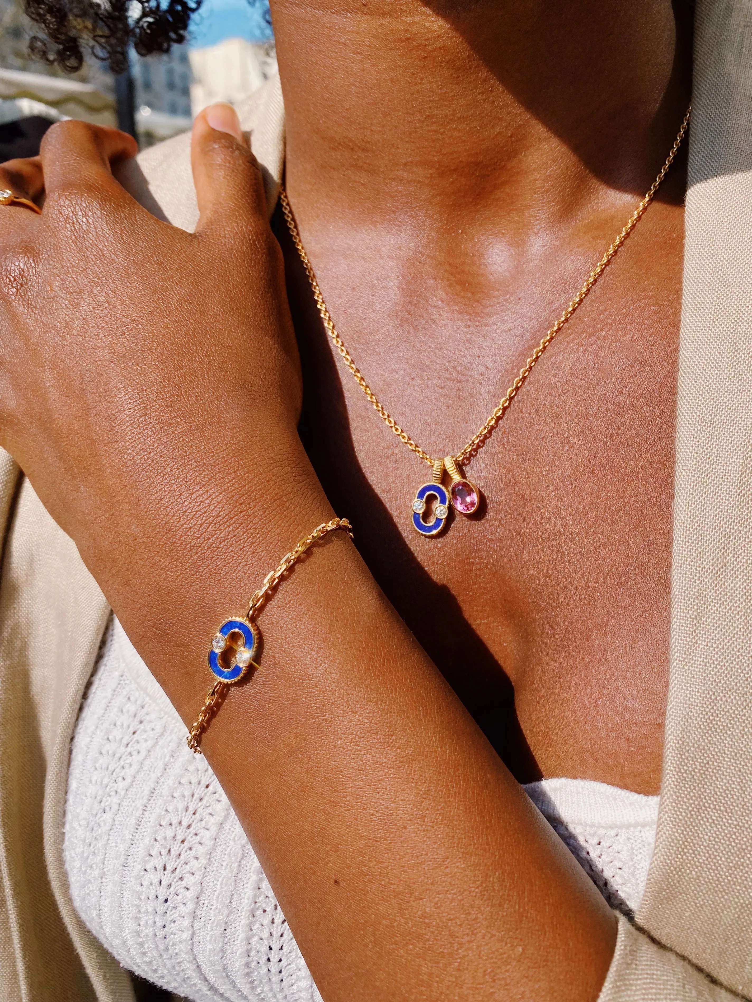 Magnetic Bracelet Lapis Lazuli
