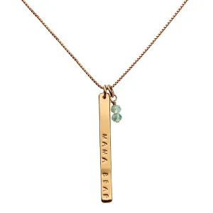 Mama Bear Necklace | Gold