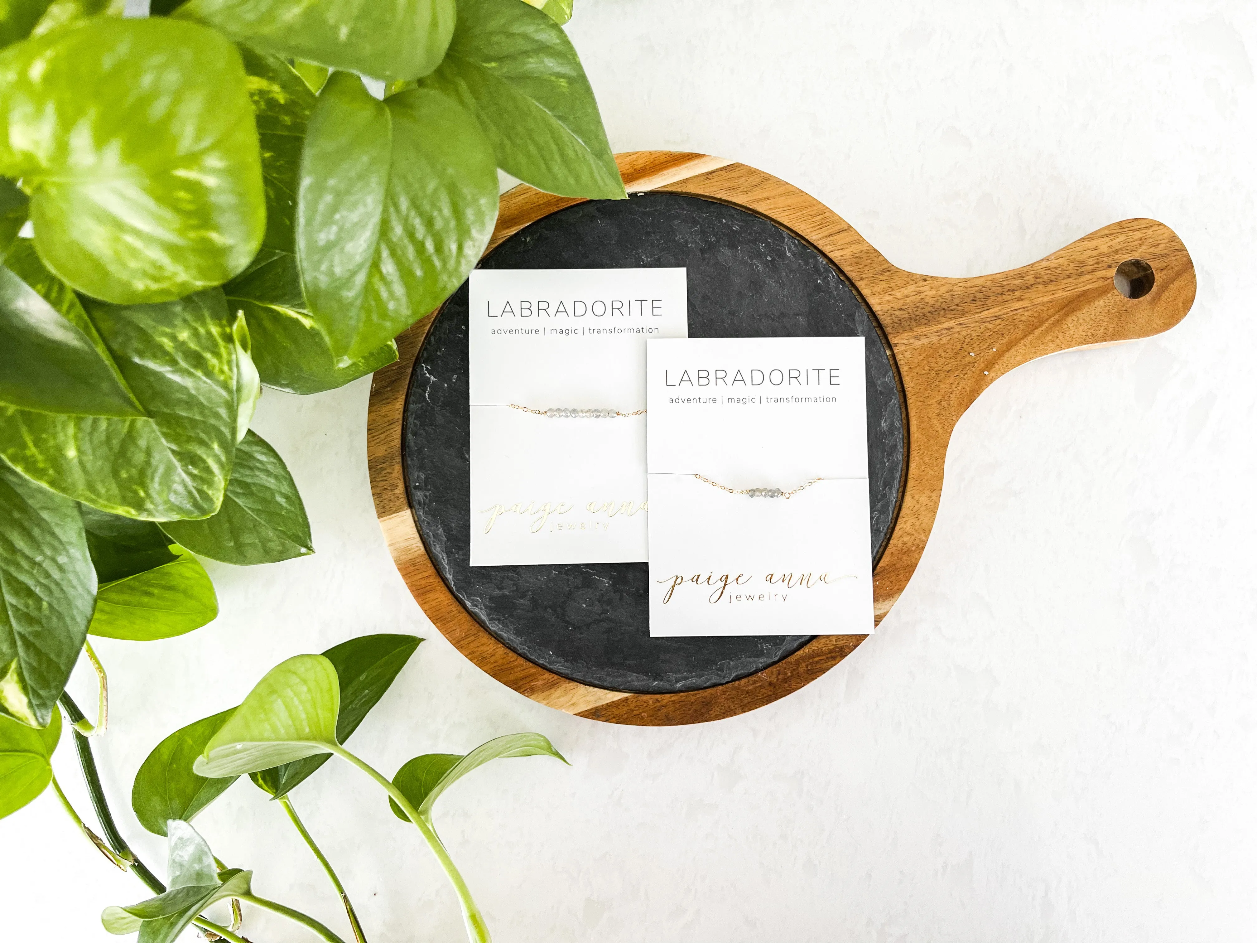 Mama   Mini Natural Gemstone Bar Bracelets