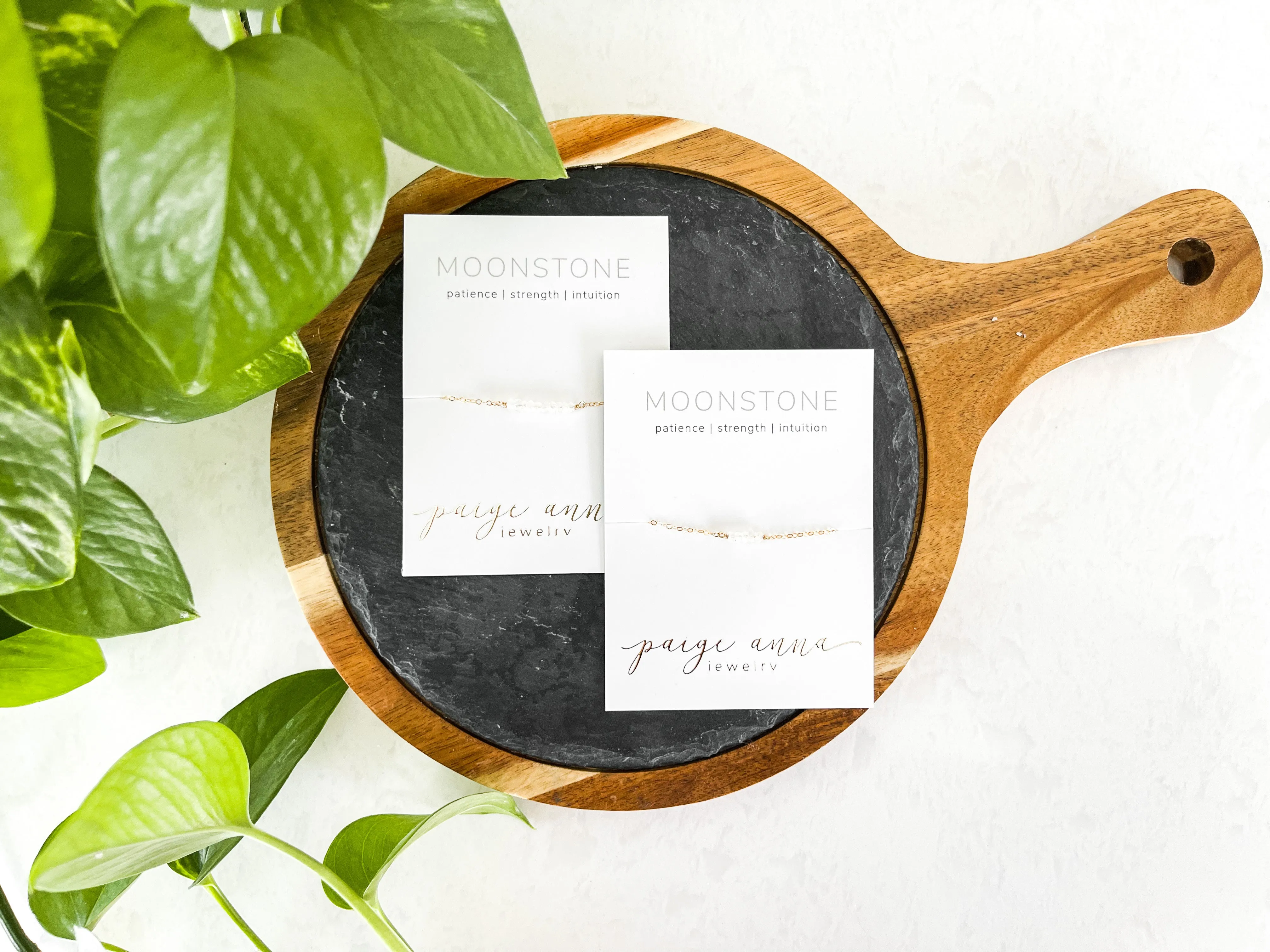 Mama   Mini Natural Gemstone Bar Bracelets