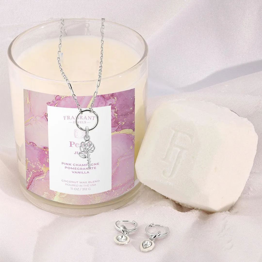 March Aquamarine Birthstone Charm - Bath Bomb