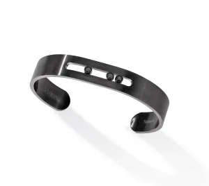 Messika Move Total Black Titanium Diamond Cuff Bracelet