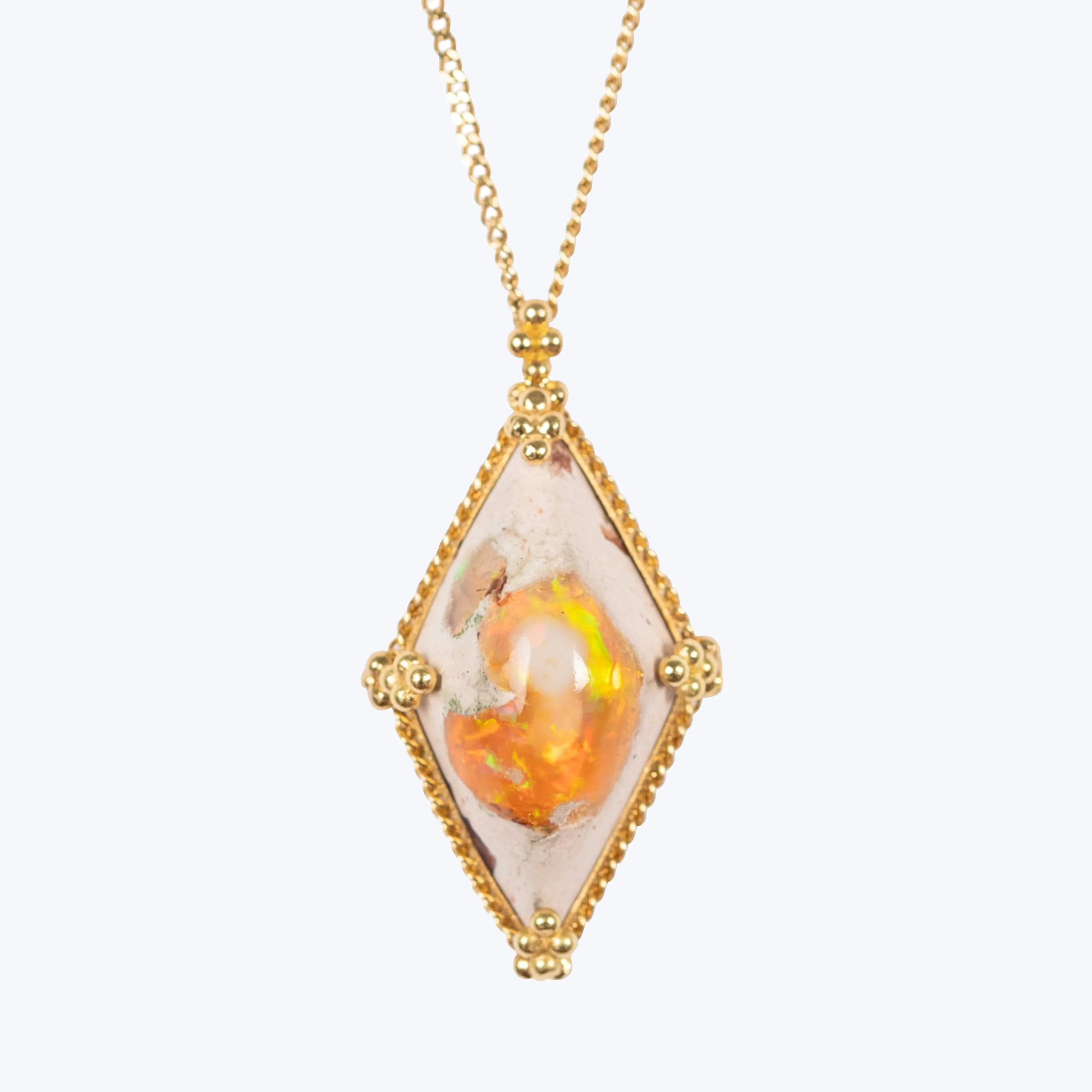 Mexican Opal One-of-a-Kind Necklace