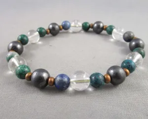Mixed Gemstone Bracelet Vintage B030-3