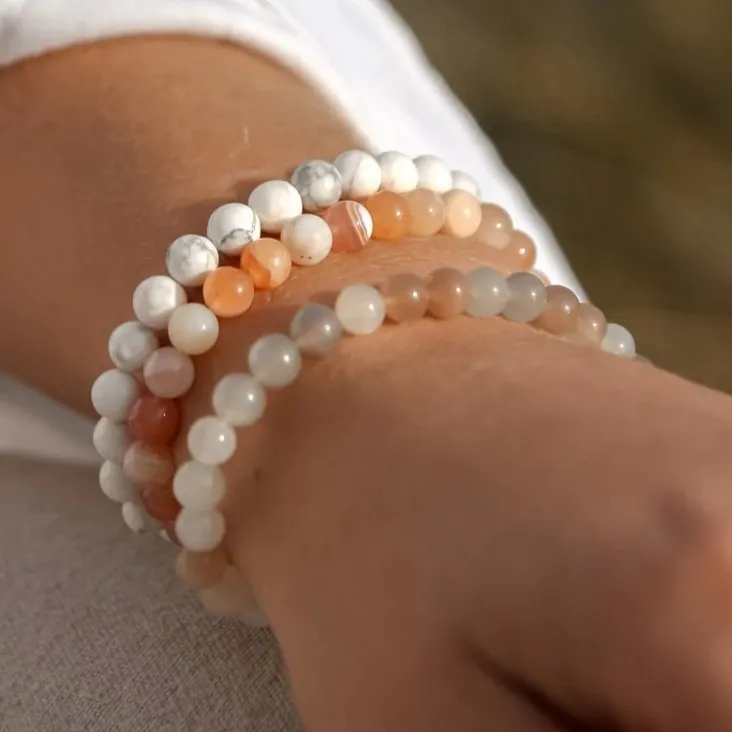 Mixed Moonstone Safari Bracelet