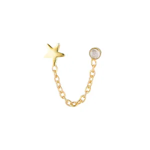Moon & Stars Twin Stud