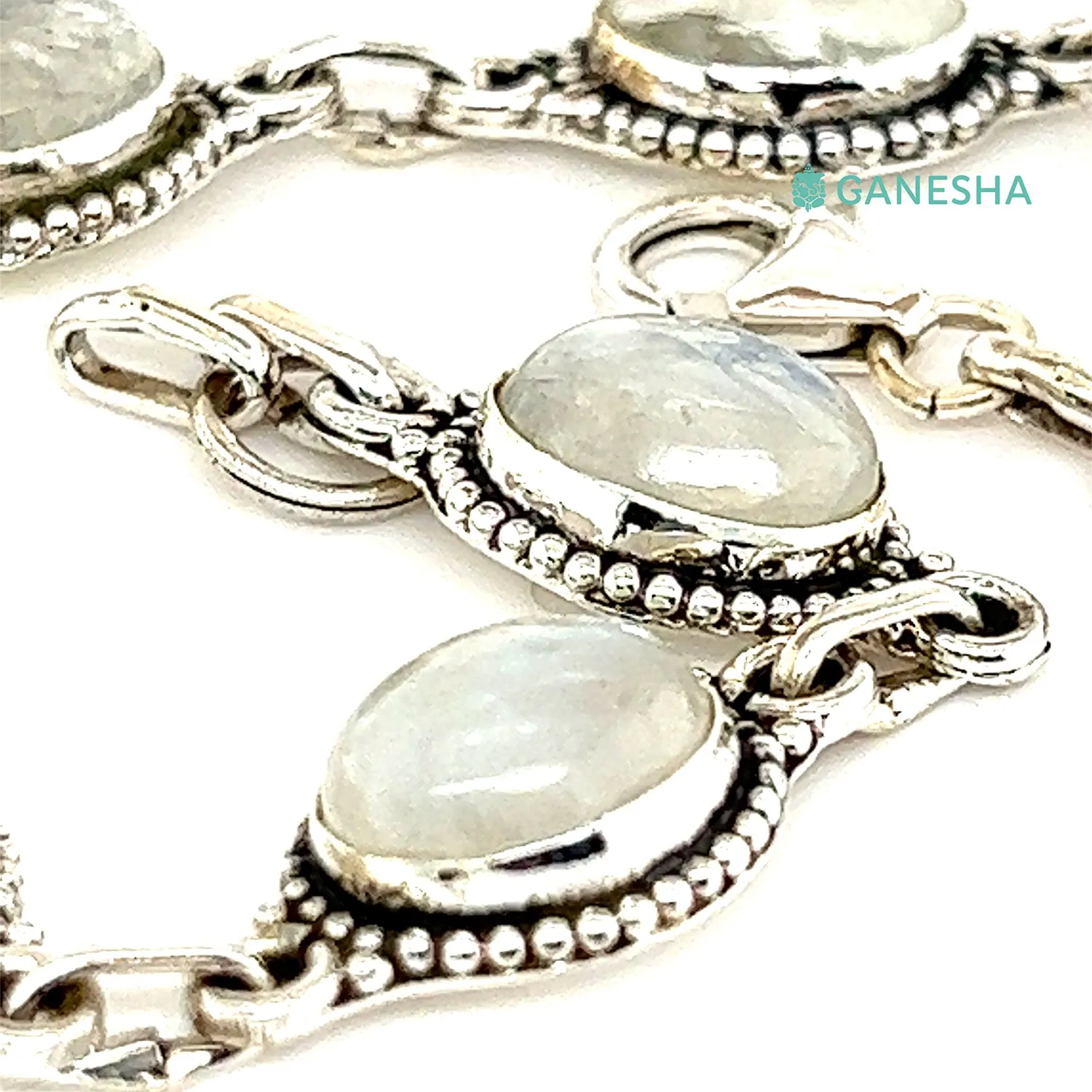 Moonstone Bracelet (925) Sterling Silver