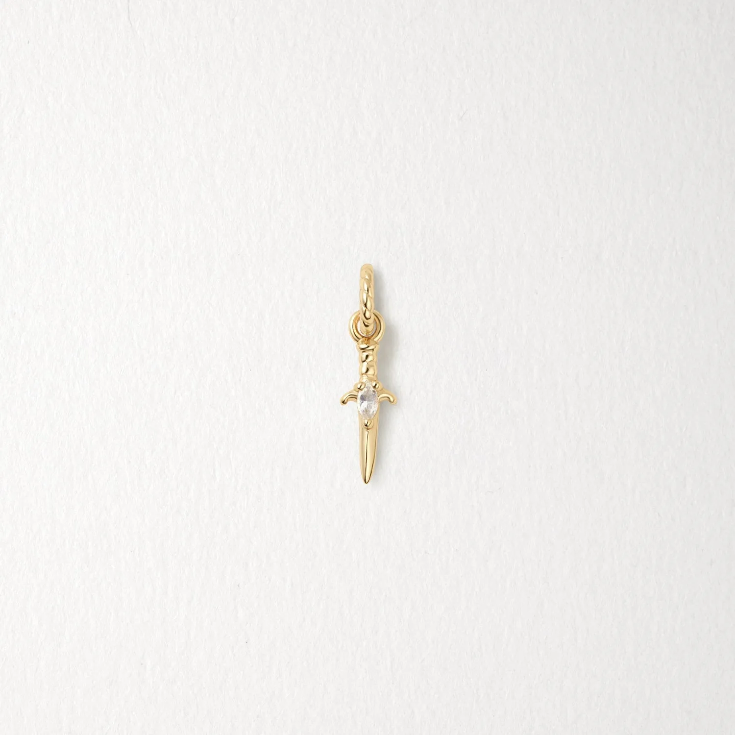 Moonstone Dagger Charm