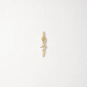 Moonstone Dagger Charm