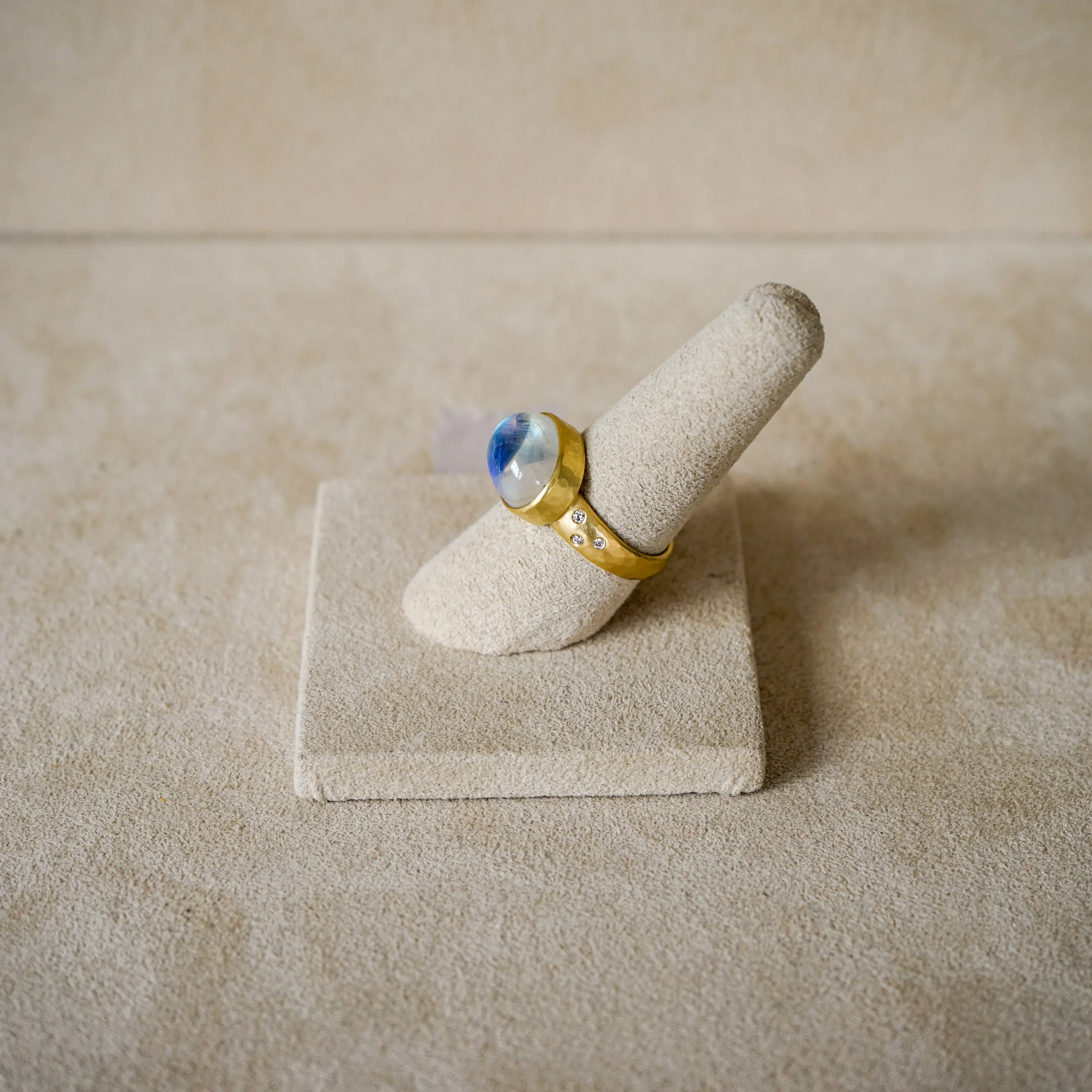 Moonstone Dome Ring