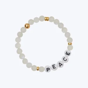 Moonstone Peace Bracelet