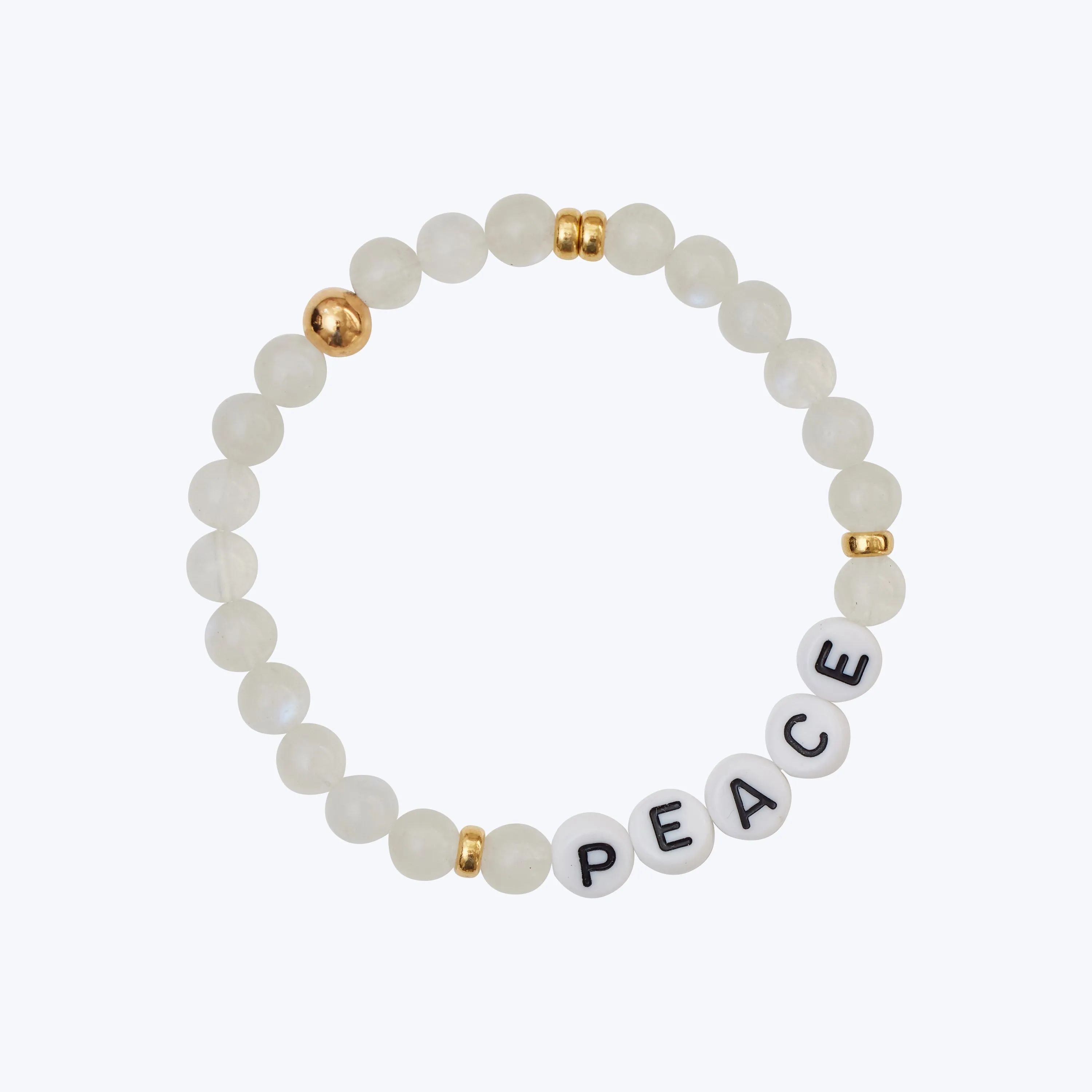 Moonstone Peace Bracelet