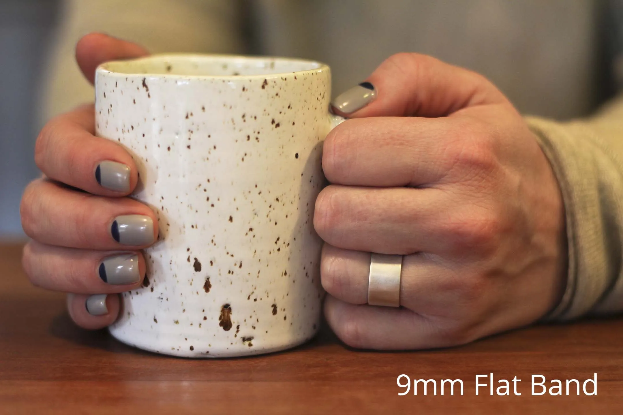 Mountain Ring in Rose Gold - Wide
