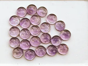 Natural Gemstones Carved Smiley loose stones
