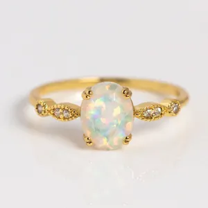 Opal Fire Ring