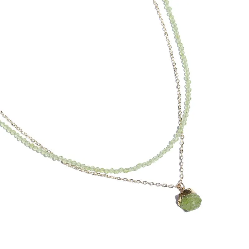 Peridot Luxury Necklace Set