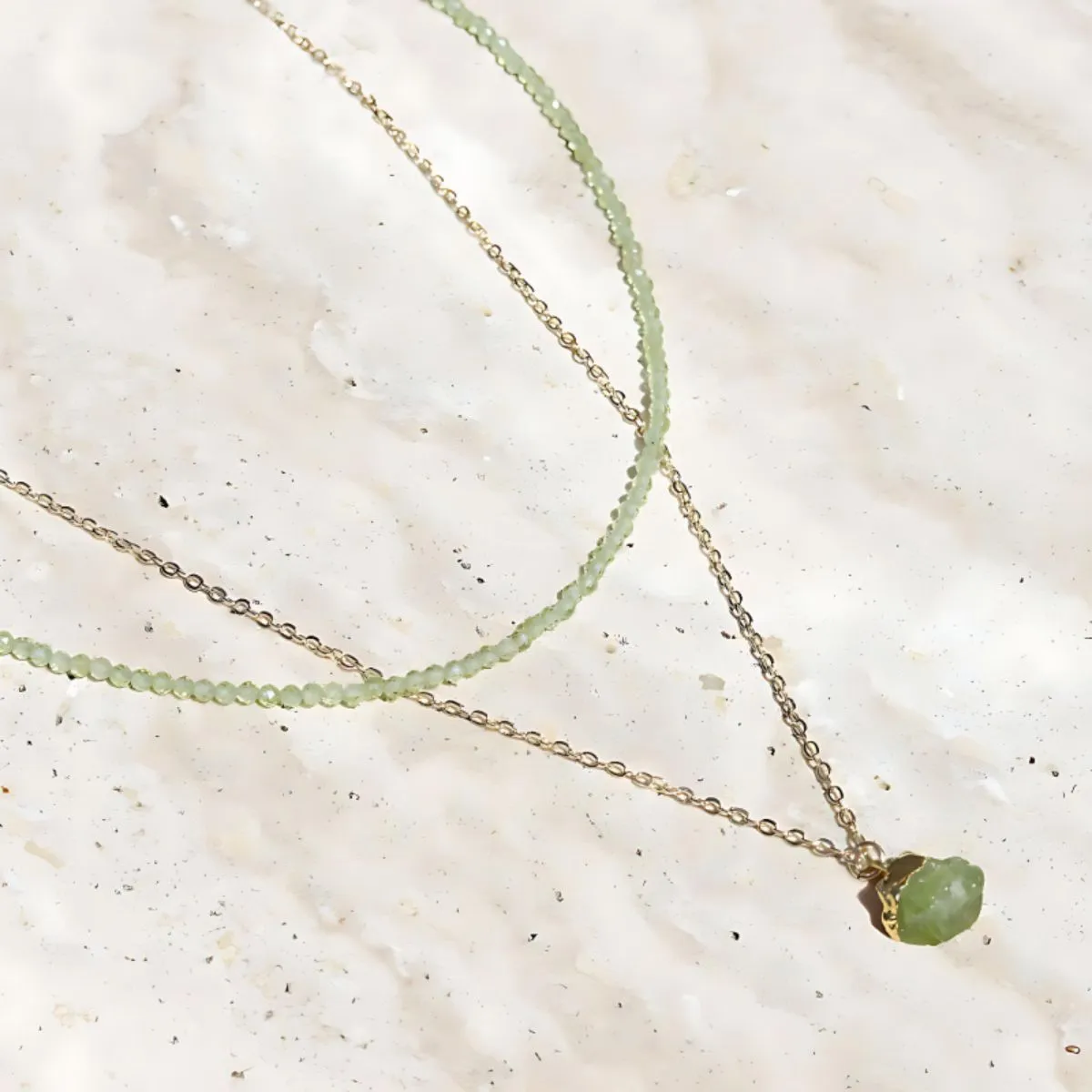 Peridot Luxury Necklace Set