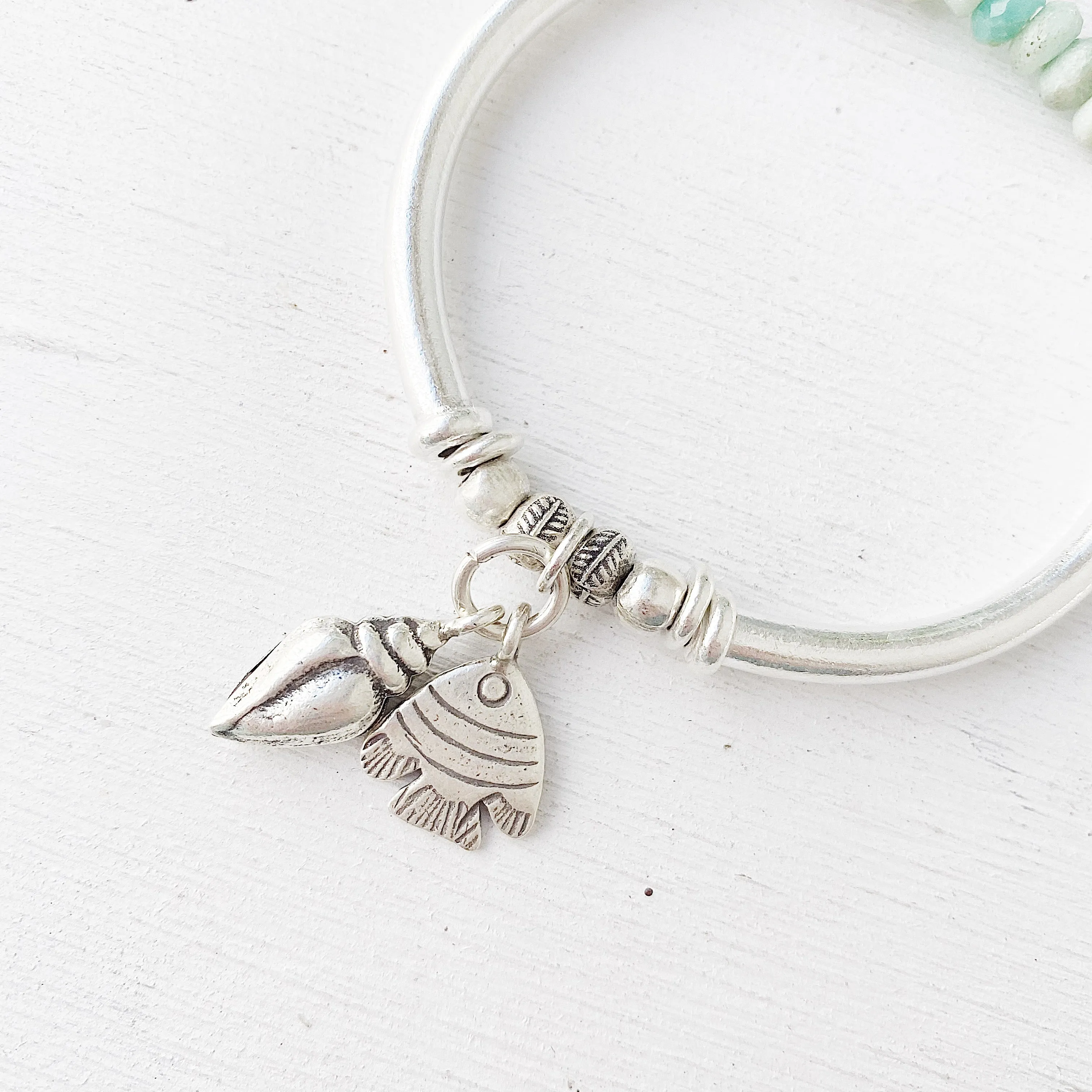 PETITE OCEAN LOVERS CHRYSOPRASE  BRACELET
