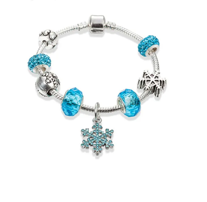 Pure white crystal beaded bracelet