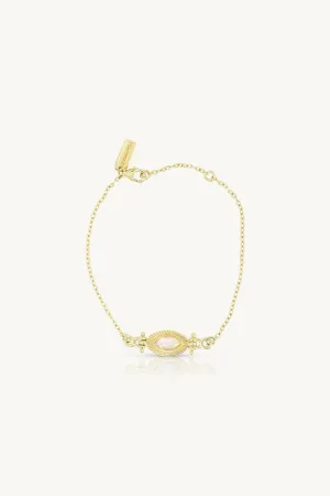 Radiance Moonstone Gold Bracelet