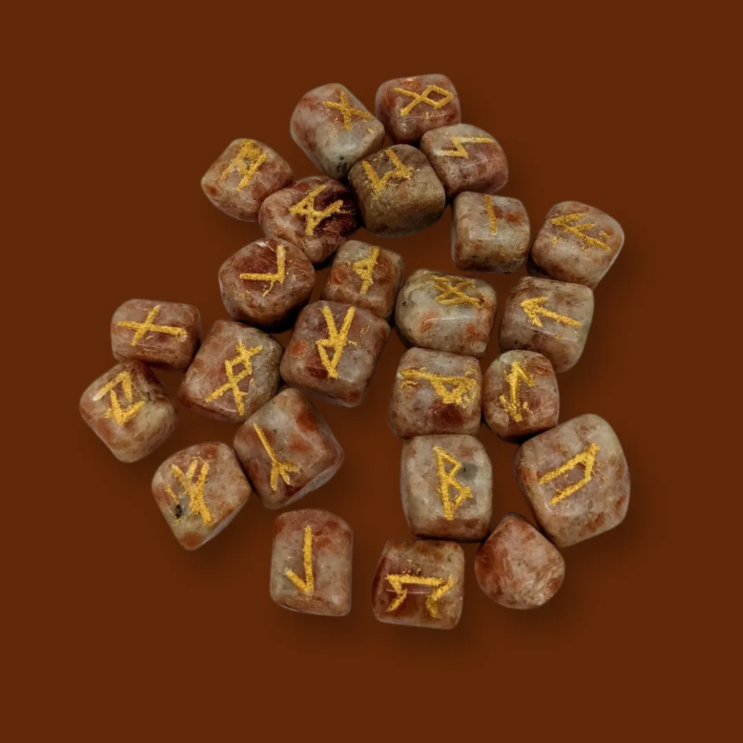 Rune Stones - Peach Moonstone