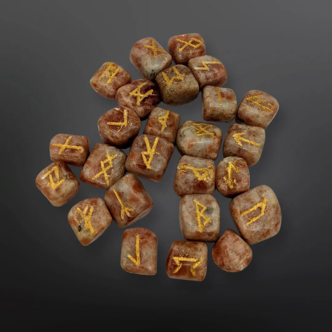 Rune Stones - Peach Moonstone