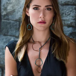 Sea Stone Lariat Necklace