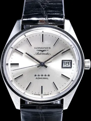 *Unpolished* 1969 Longines Admiral 5-Star (Ref. 8336 5) W/ Original Stap, Buckle, & Box