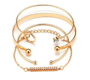 Wind New ol Round Irregular Bracelet Bracelet Alloy Combination